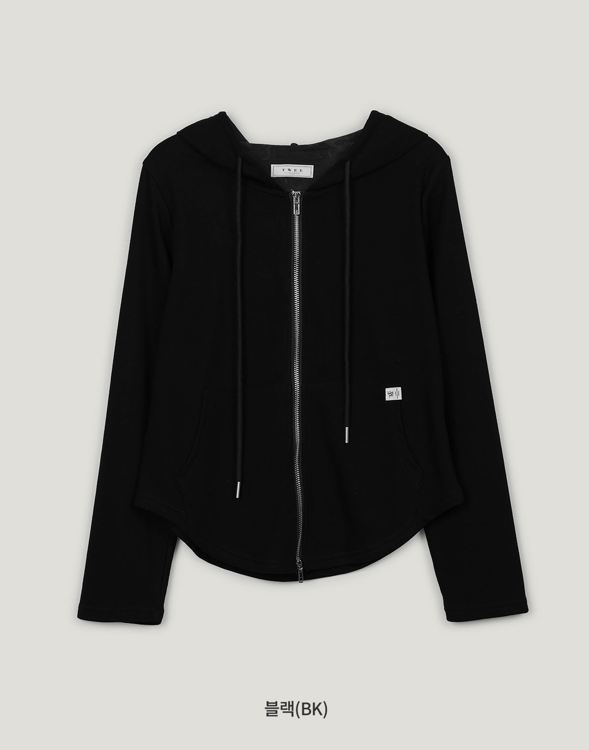 【TWEE】Baeky Round Hood Zip-Up