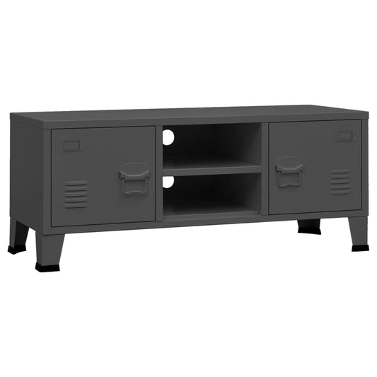 vidaXL TV Stand TV Console Sideboard TV Unit Home Media Unit Cupboard Metal